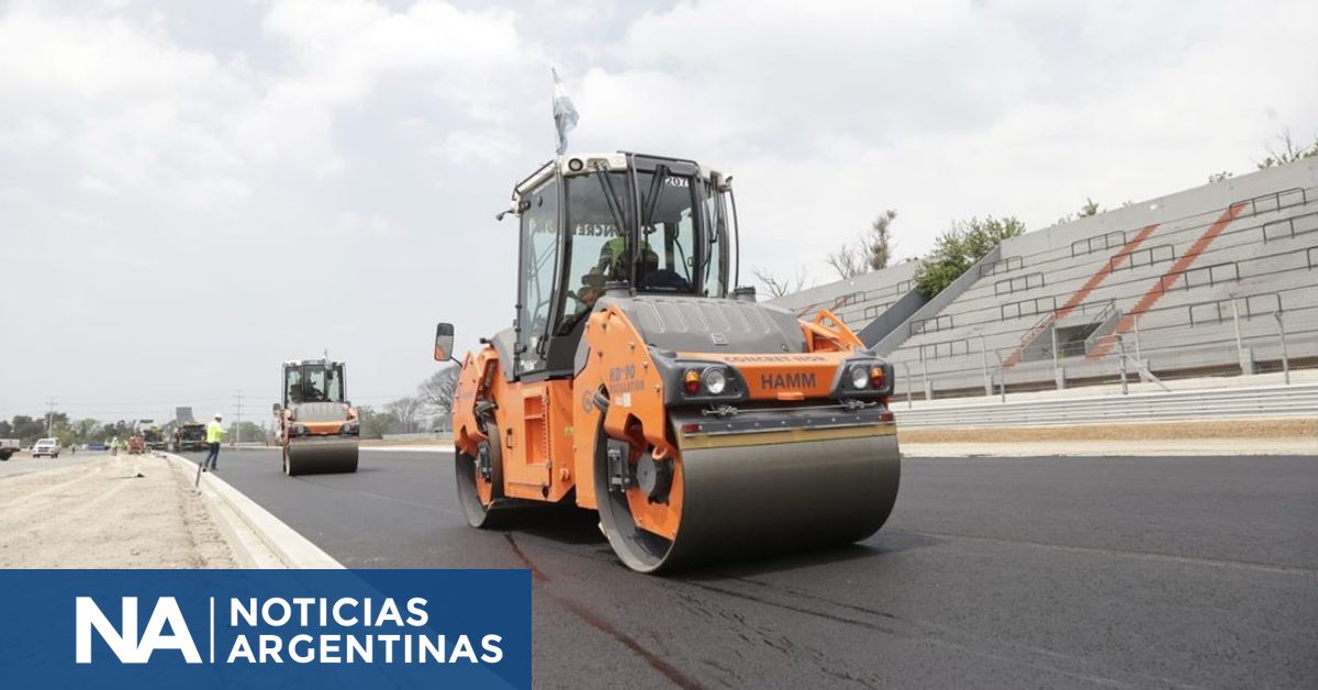 Arranca el asfaltado de la pista en el Autódromo para MotoGP y la posible Fórmula 1